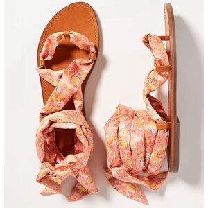 Anthropologie Vera Scarf Gladiator Sandals NWT SIZE 10